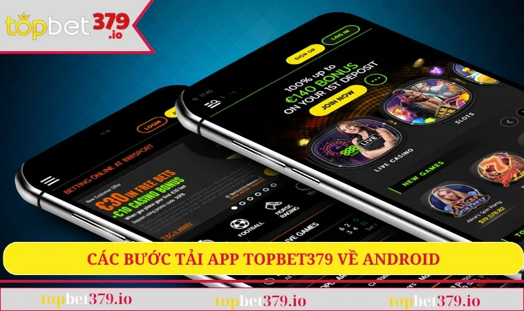 Tải App TOPBET379 2 Các bước tải app TOPBET379 về Android