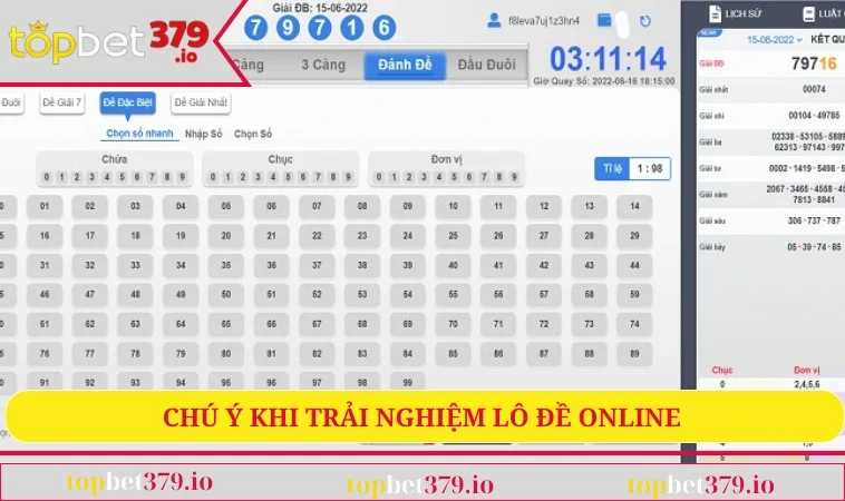 Đánh Lô Đề Online Có An Toàn Không? Giải Đáp Chi Tiết 2025 3 Chú ý khi trải nghiệm lô đề online