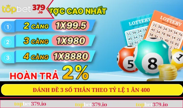 Đánh Đề 3 Số Ăn Bao Nhiêu? Cập Nhật Mới Cách Theo Để Thắng 1 Đánh đề 3 số thắn theo tỷ lệ 1 ăn 400