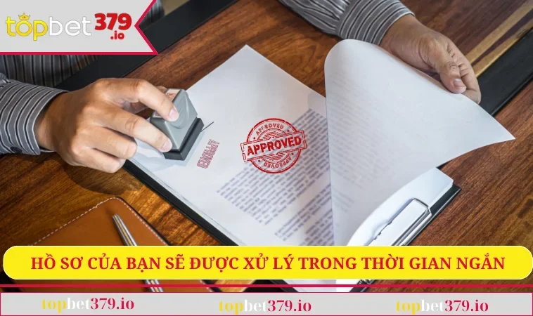 Đại Lý TOPBET379 2 Hồ sơ của bạn sẽ được xử lý trong thời gian ngắn