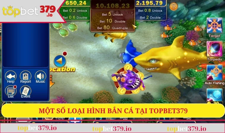 Bắn Cá TOPBET379 2 Một số loại hình bắn cá tại TOPBET379